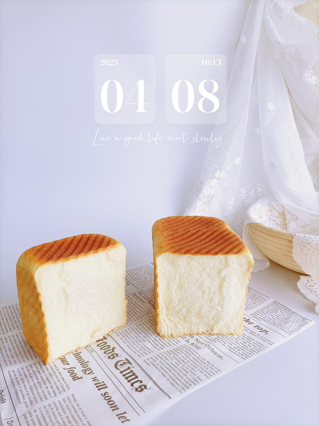 纯奶手撕吐司的做法 步骤1