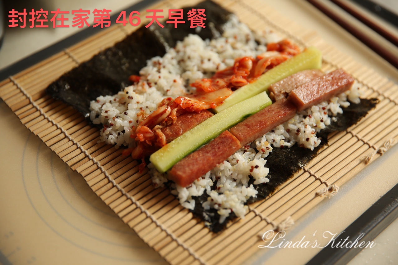 自制寿司 早餐 野餐 快手菜 饭团 便当🍱的做法 步骤2