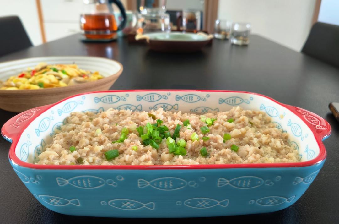 老少皆宜、鲜香味美蒸莲藕肉饼