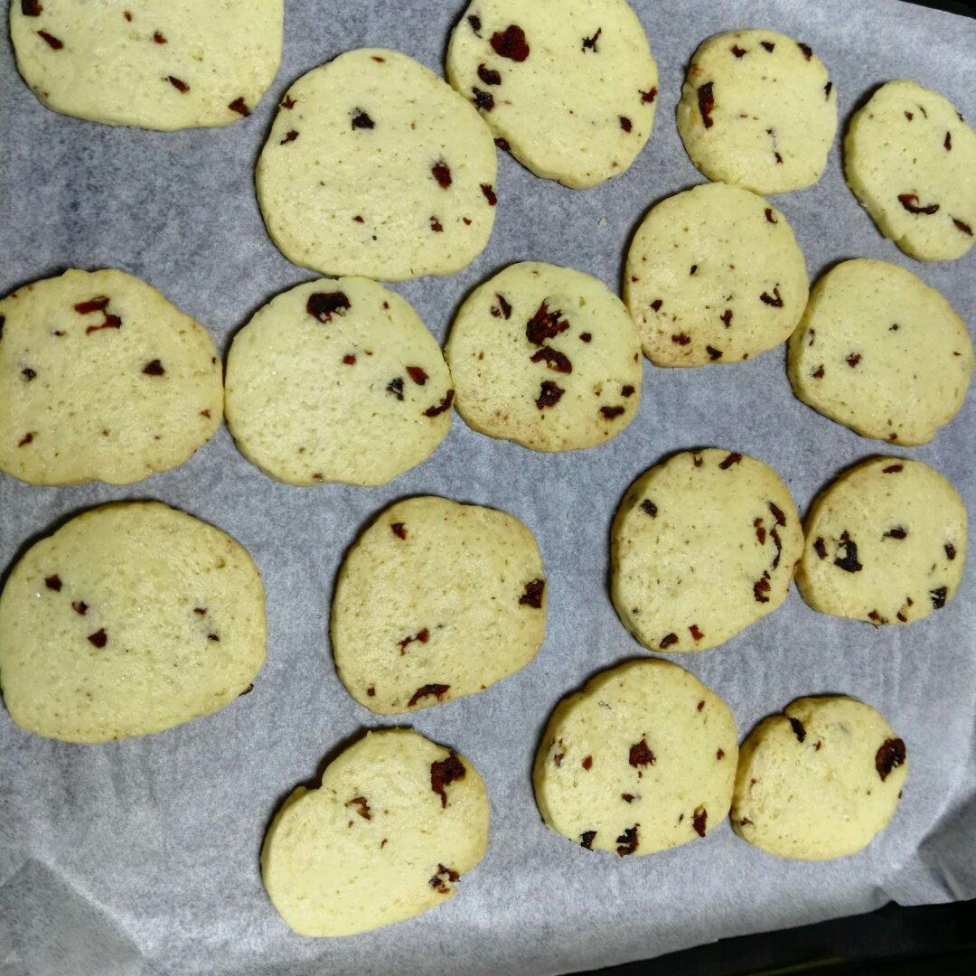 低糖少油版蔓越莓饼干