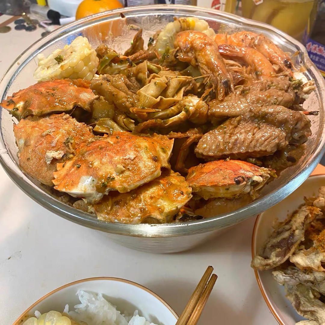 超下饭的美味肉蟹煲