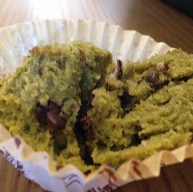 抹茶蜜豆杯子蛋糕