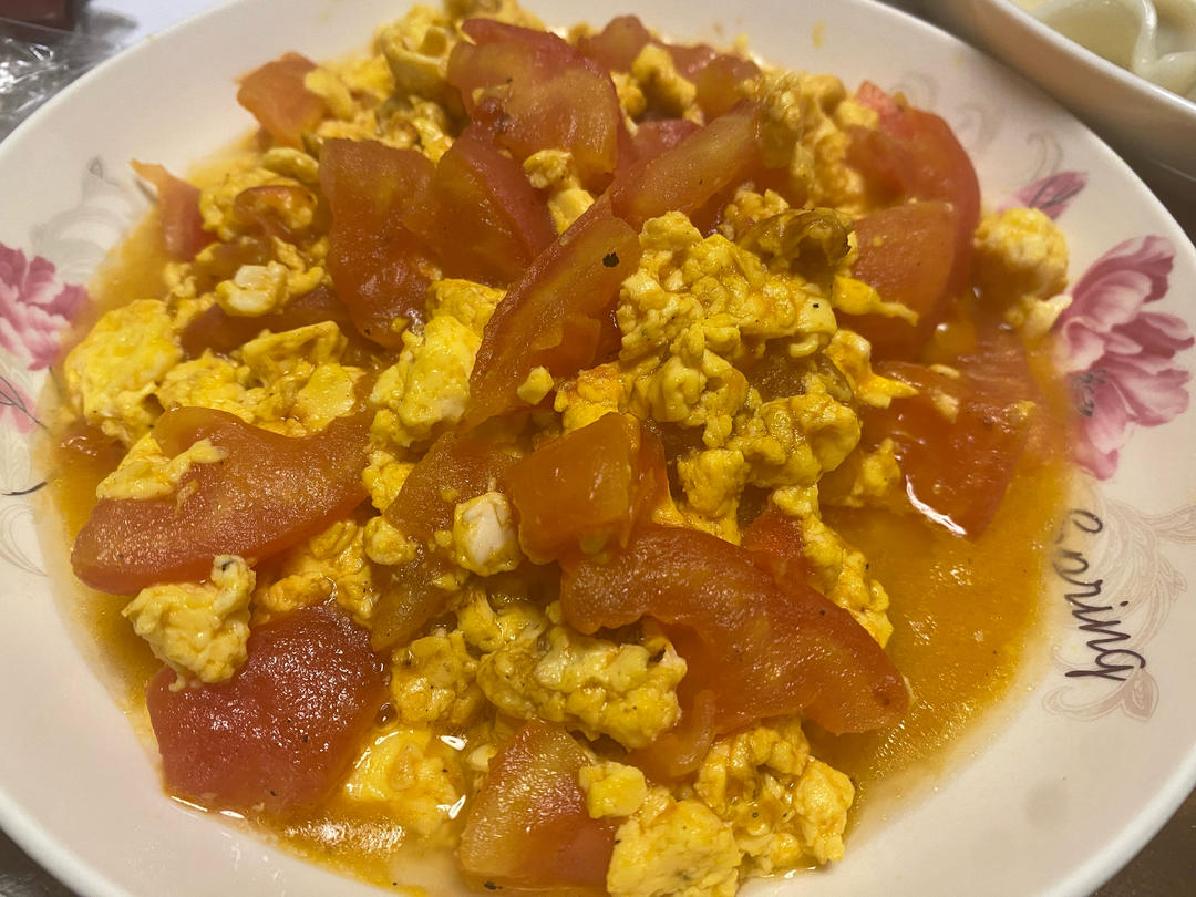 超嫩滑的番茄炒蛋