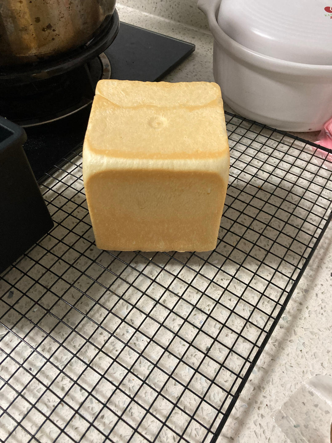 简单易做！水立方牛奶吐司！