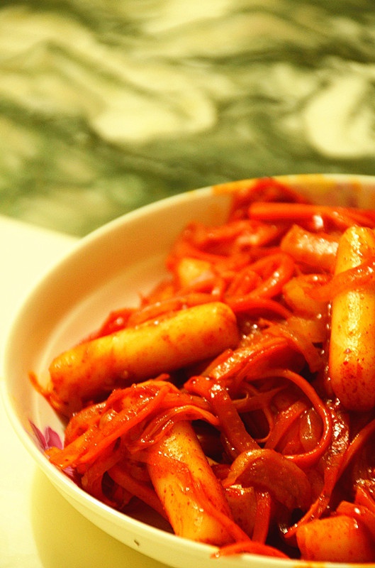 泡菜炒年糕