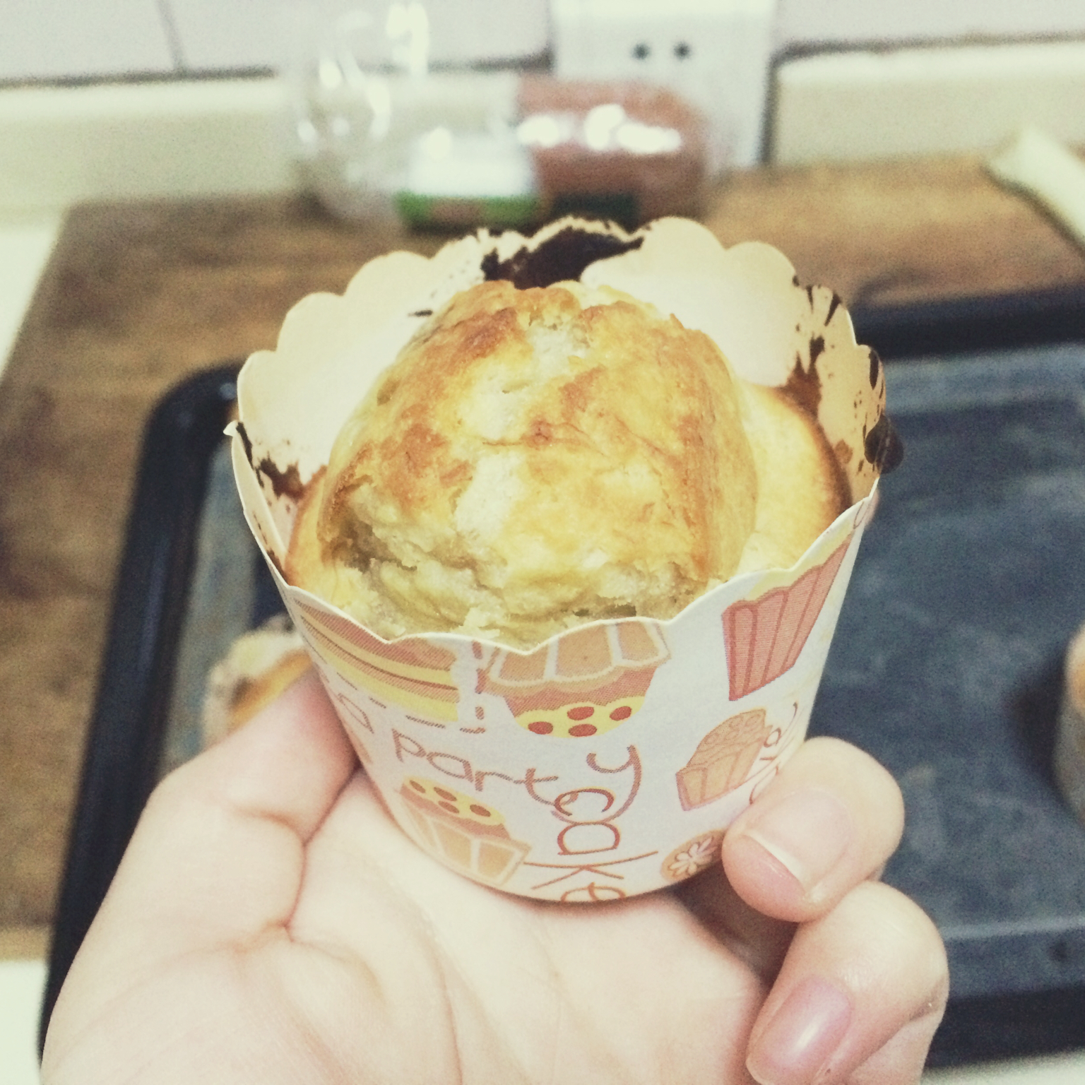 马芬 纸杯蛋糕cupcake香蕉松糕
