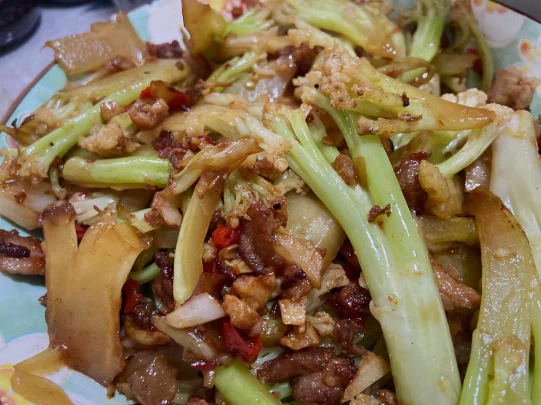少油干锅花菜🥦