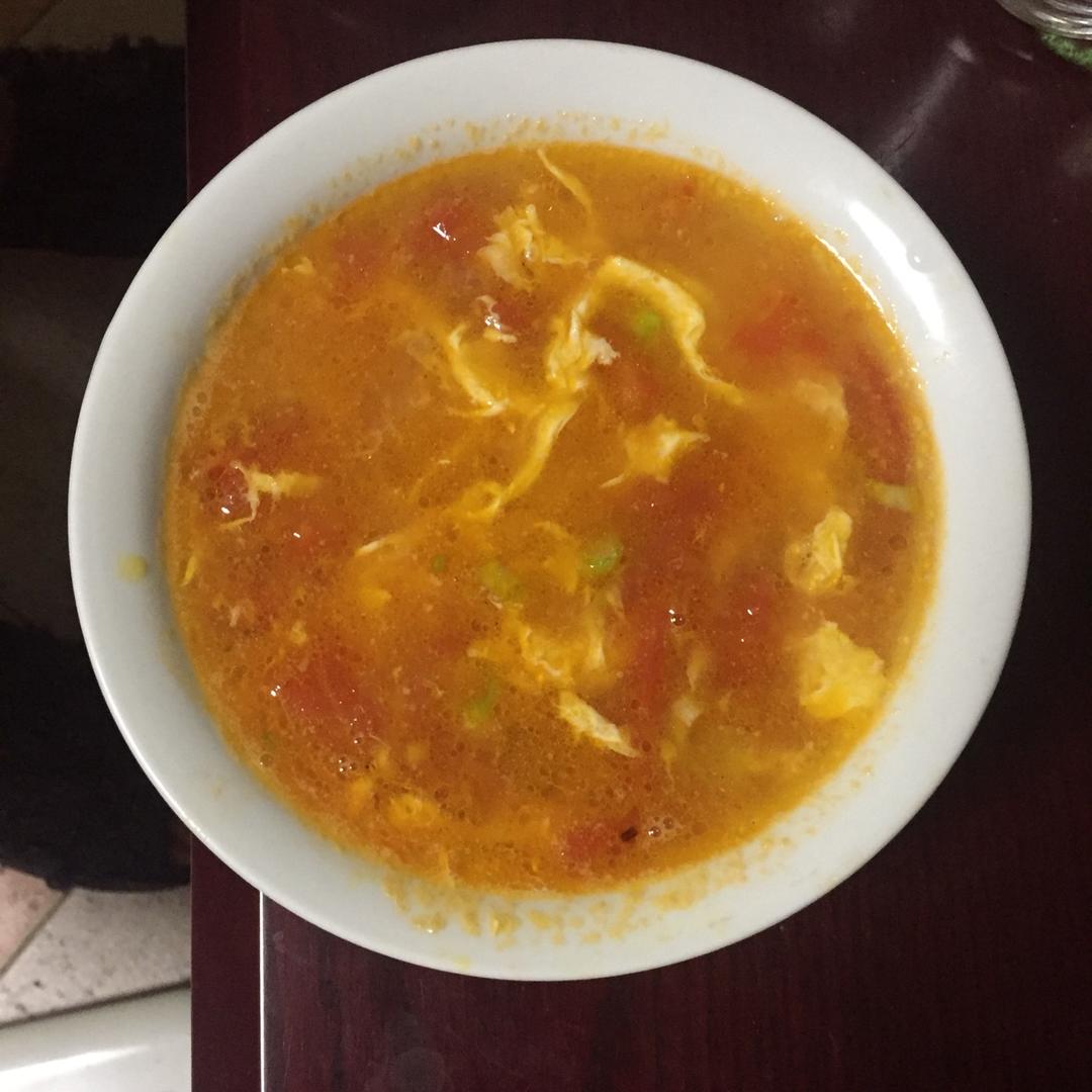 好喝到爆的西红柿鸡蛋汤