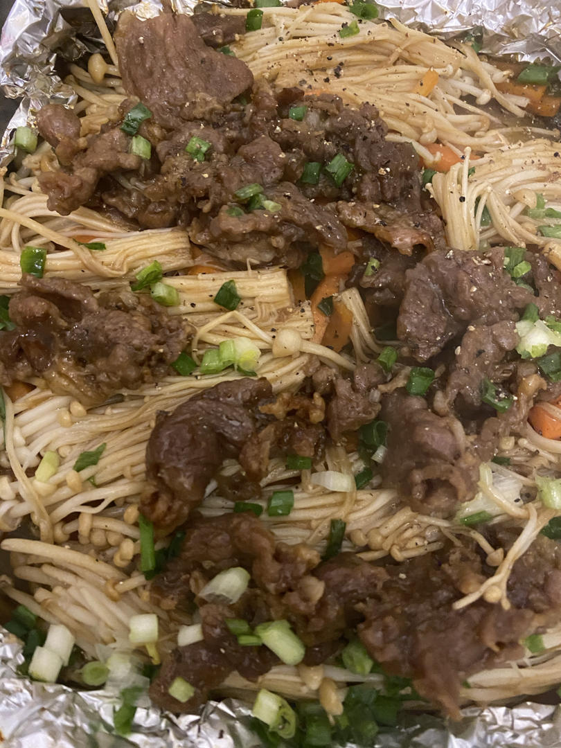 锡纸烤牛肉