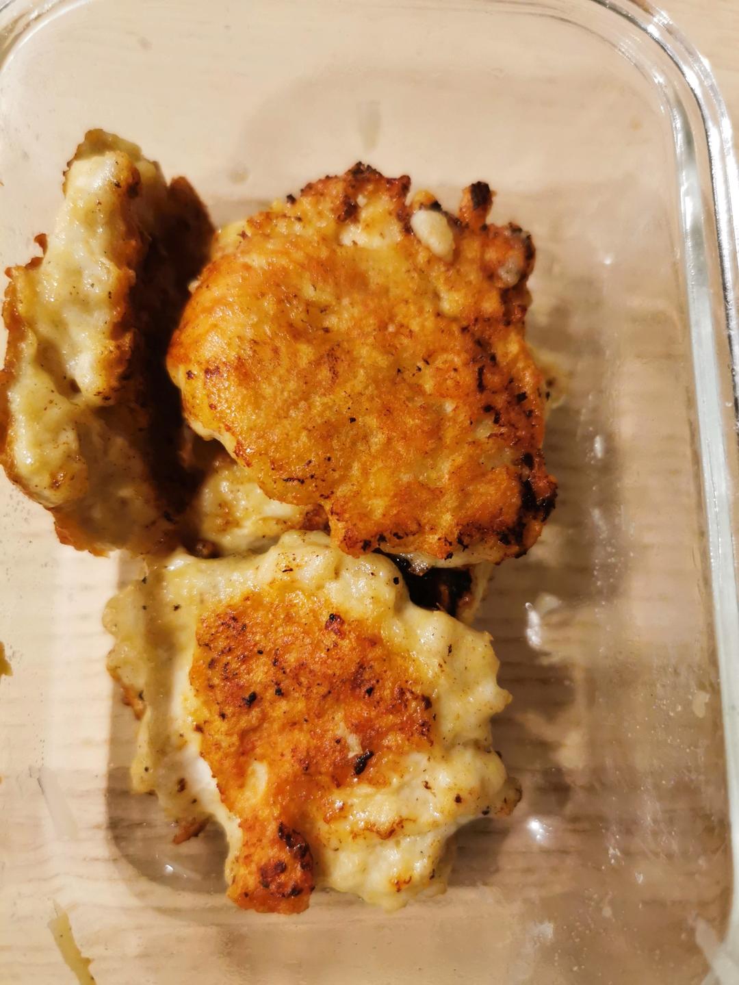 儿童低油或者无油版炸鸡块(适用烤箱，空气炸，炒勺)