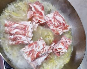 酸菜汆羊肉的做法 步骤6