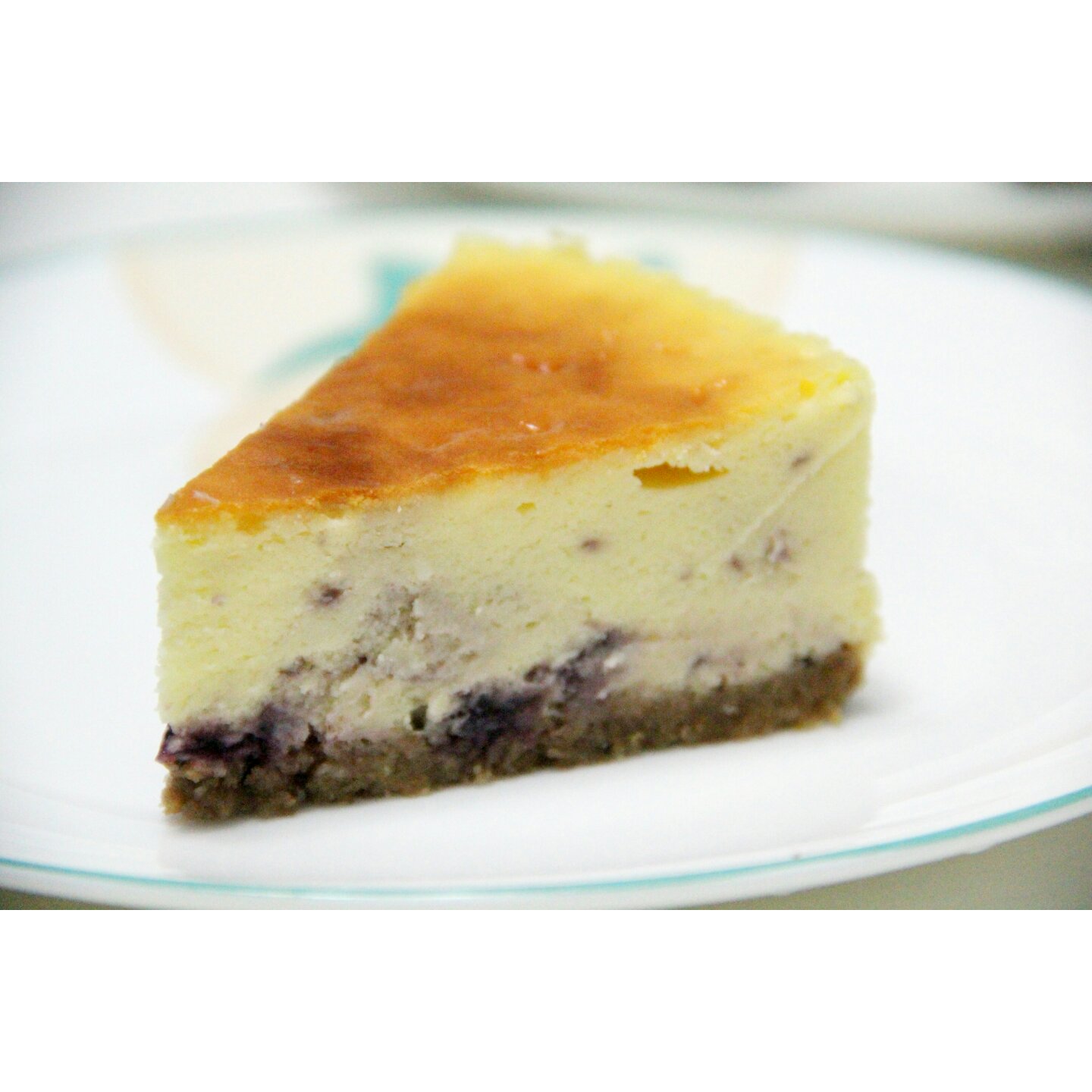 《Tinrry下午茶》教你做烤蓝莓重芝士蛋糕（6寸配方）