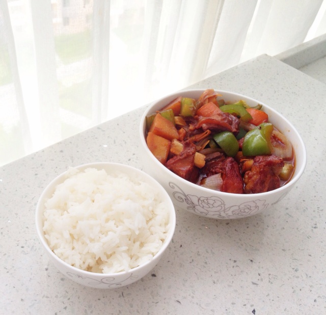 土豆炖排骨