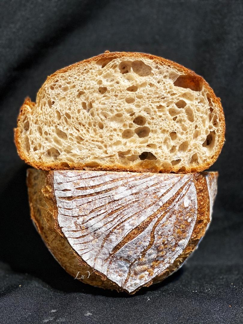 视频教程 天然酵种欧包 基础配方＆制作流程