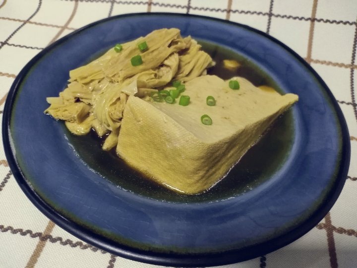 卤腐竹豆腐