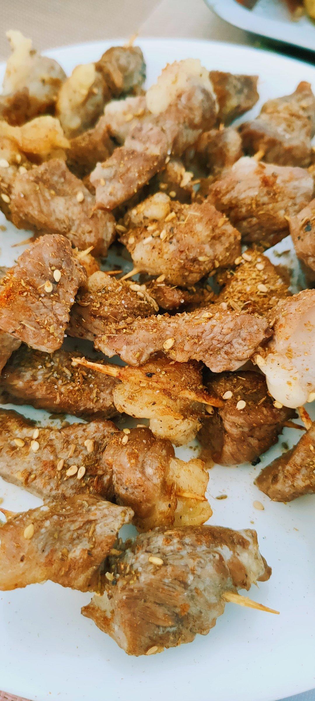 孜然牙签羊肉(烤箱版)