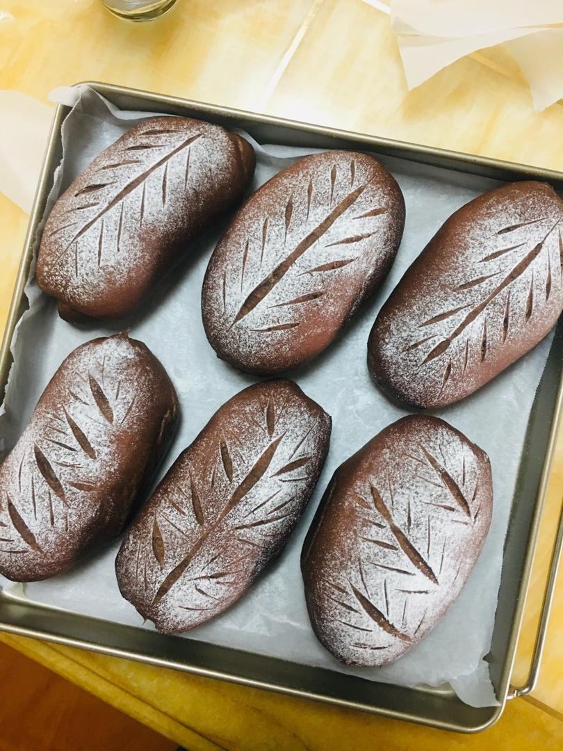可可麻薯软欧包