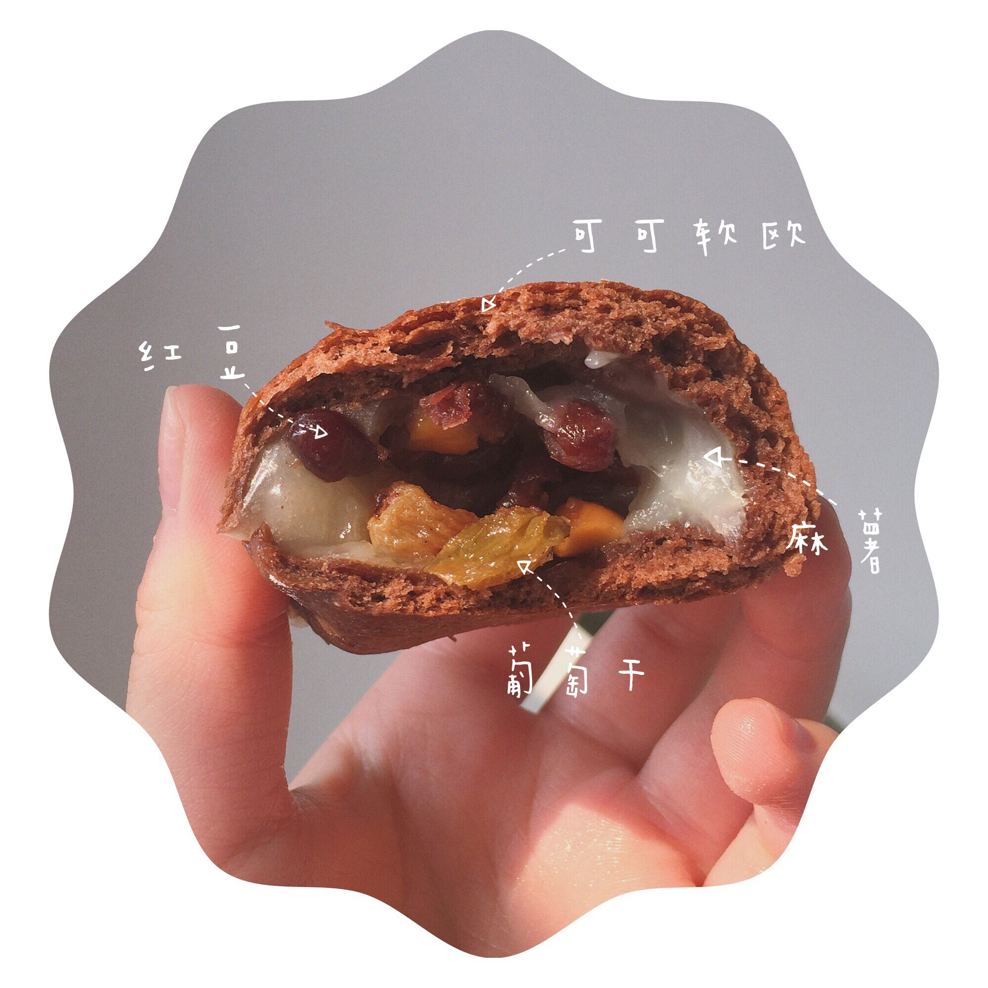 麻薯夹心可可（抹茶）软欧