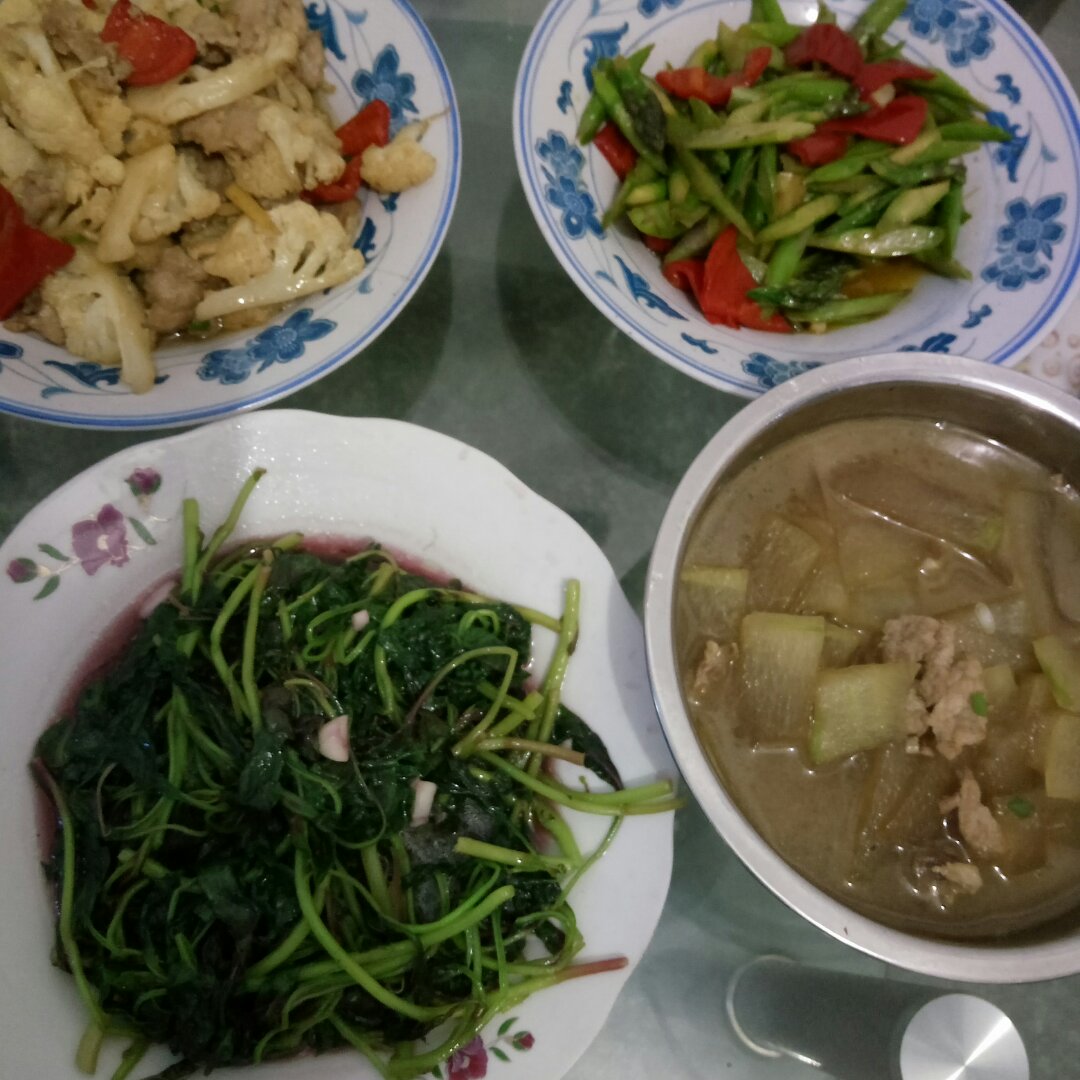 每一天的早中晚餐