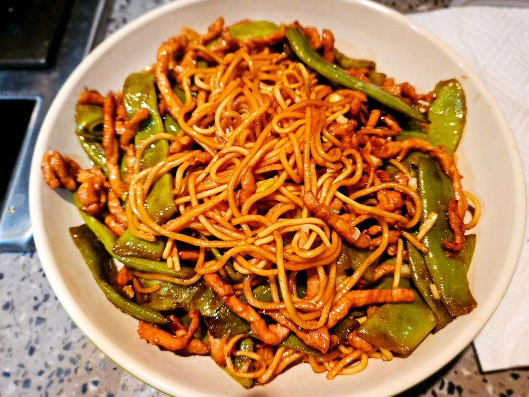 地道老北京扁豆焖面 豆角焖面 太好吃小心吃撑哦
