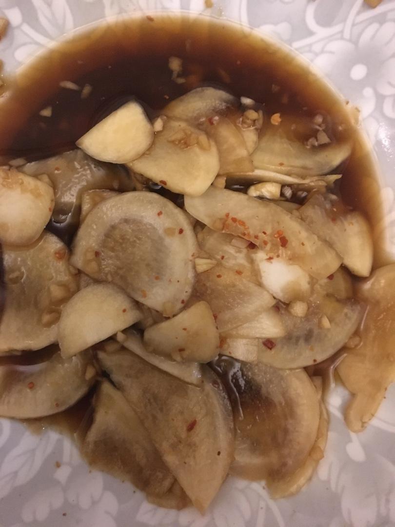 三步爽口酸酸辣辣腌萝卜片小咸菜