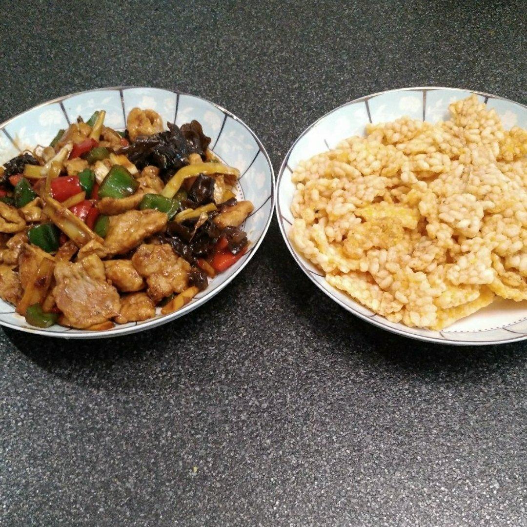 堂妈教你做锅巴肉片