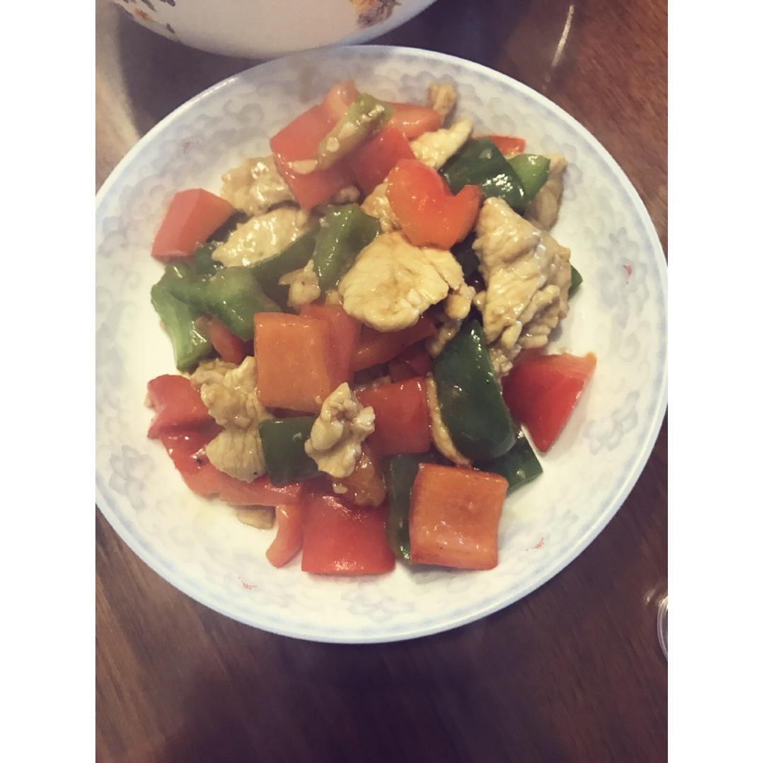 青椒炒肉片