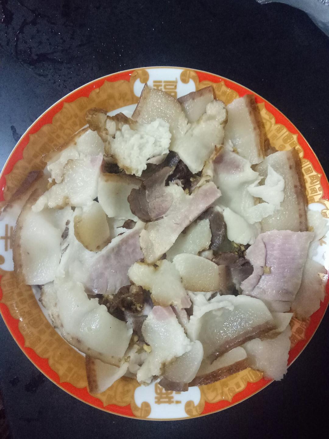 腊肉蒸菜干（妈妈的味道）