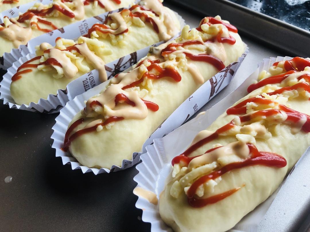 培根火腿香葱芝士面包