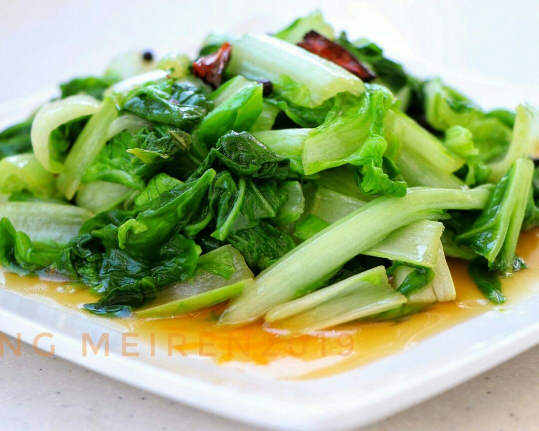 时蔬小炒《小白菜》