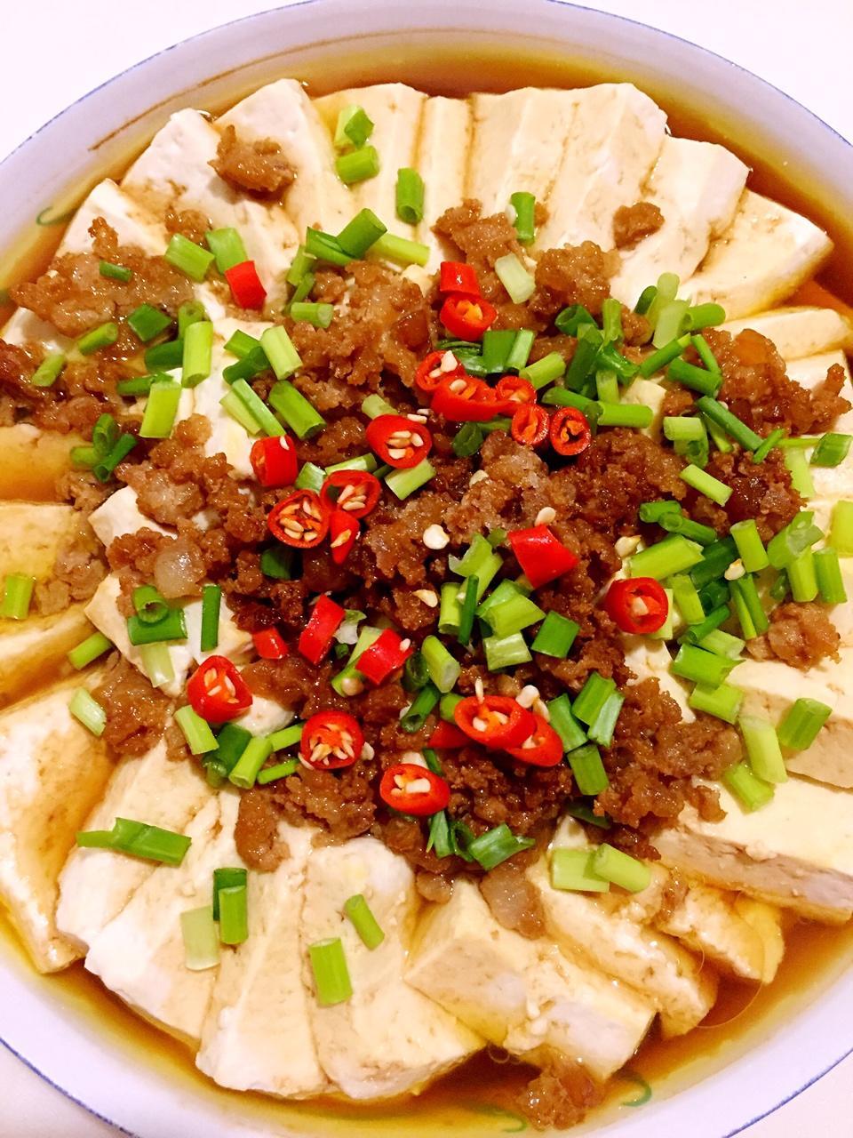 手机用户7011sqi5做的肉末蒸豆腐