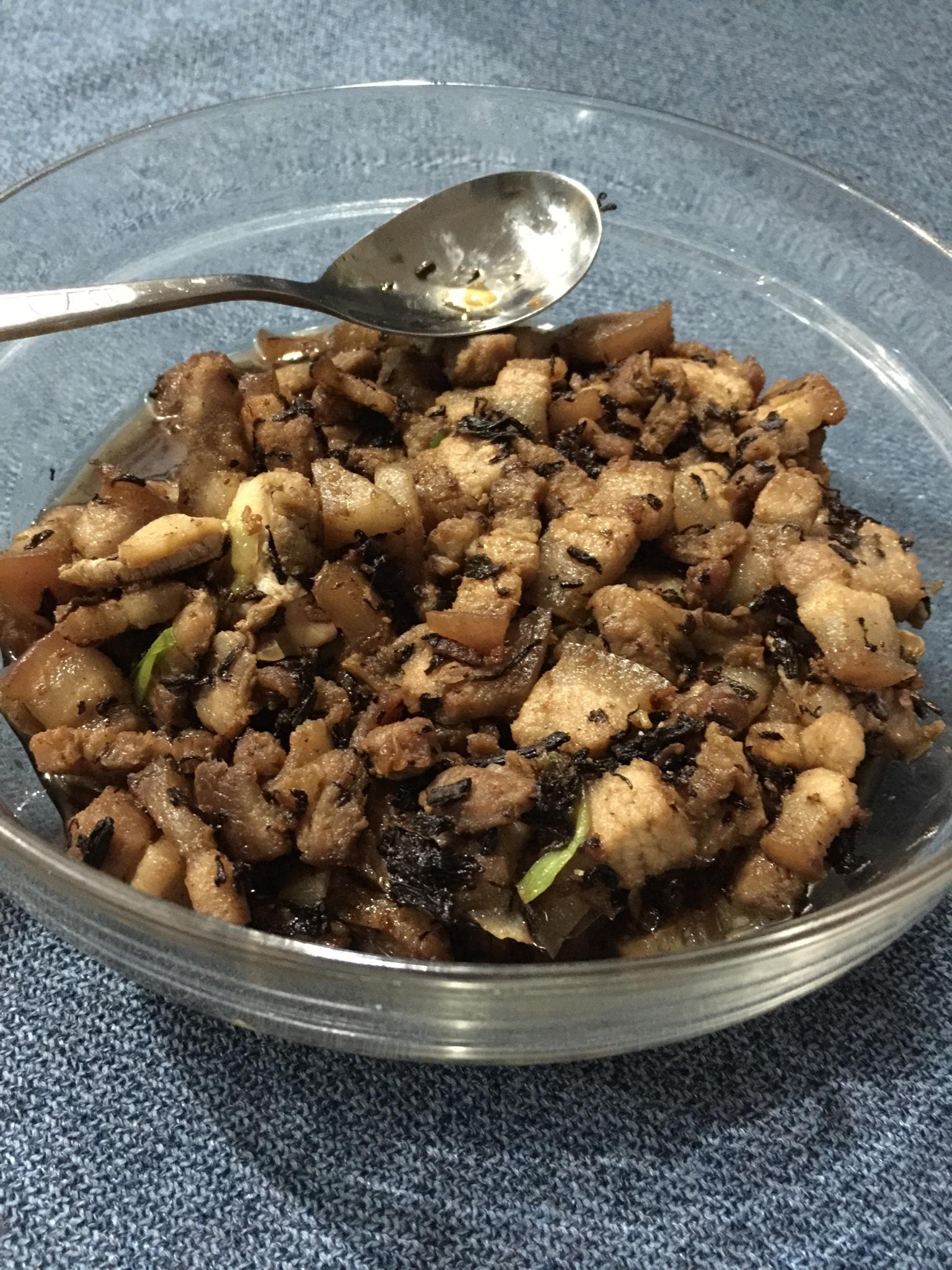 下饭肉菜-梅干菜豆腐蒸肉的做法