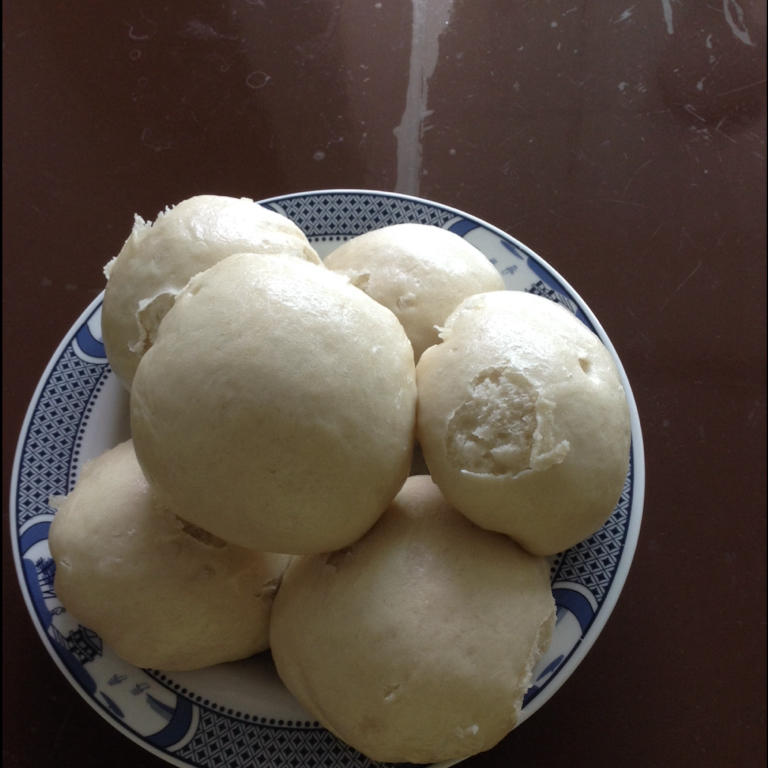 面包机发面蒸馒头