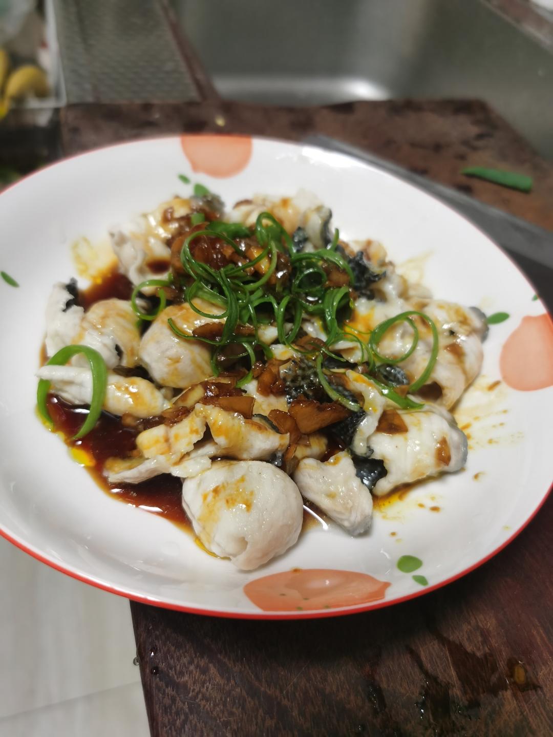 10分钟就好的葱香黑鱼片