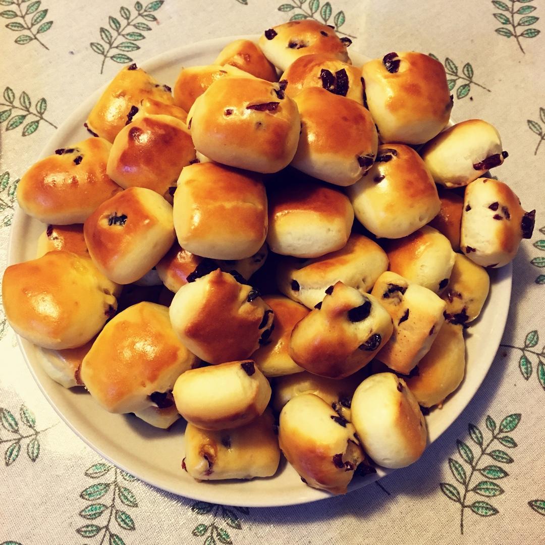 蔓越莓优格小面包块