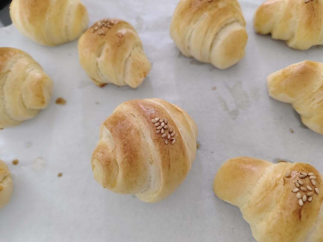 免手套膜‼️奶香牛角包🥐｜新手小白一次成功！