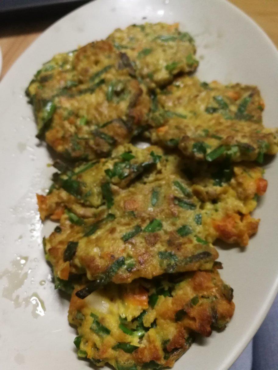 鸡蛋肉饼