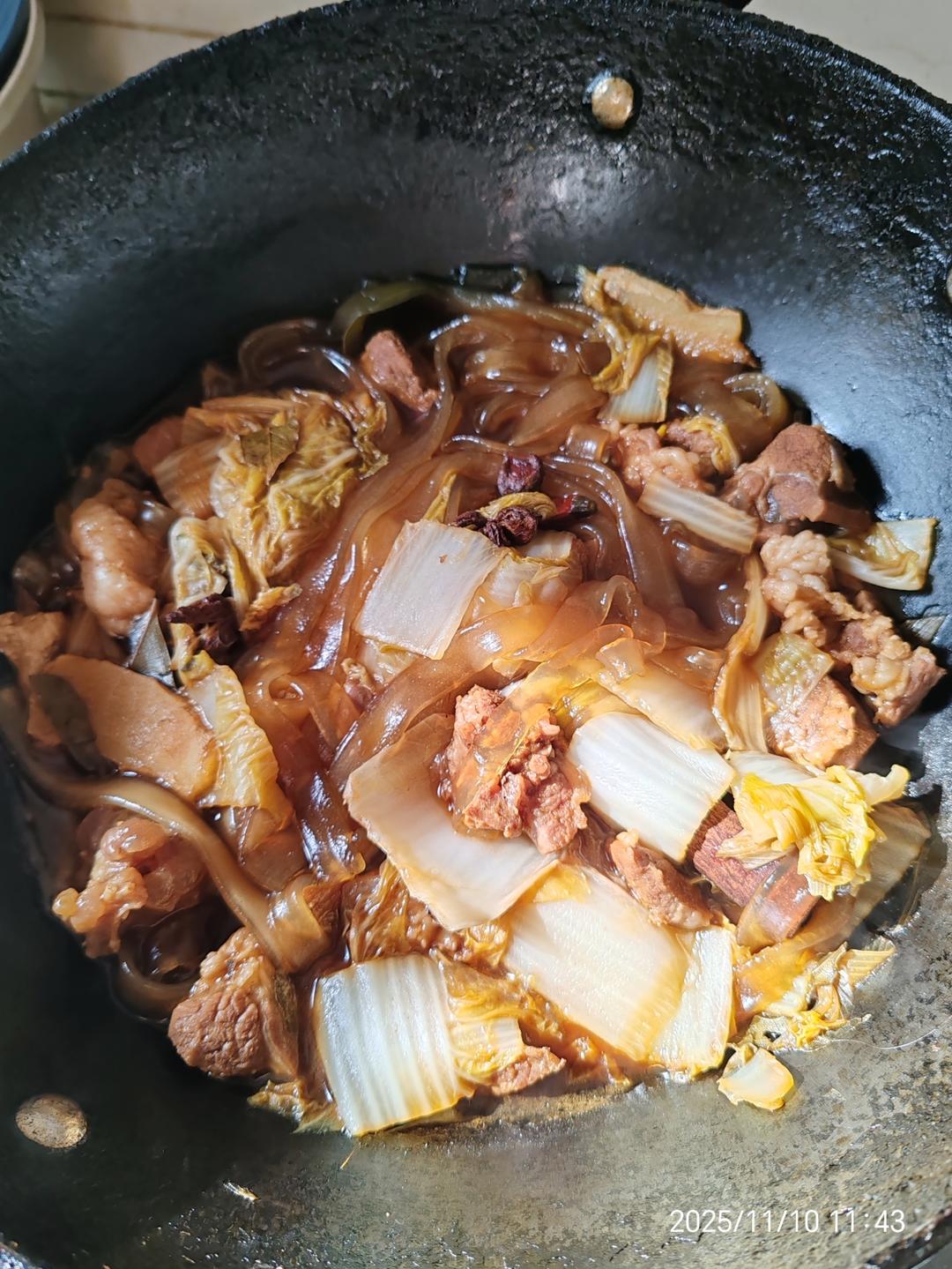 羊肉大白菜炖粉条