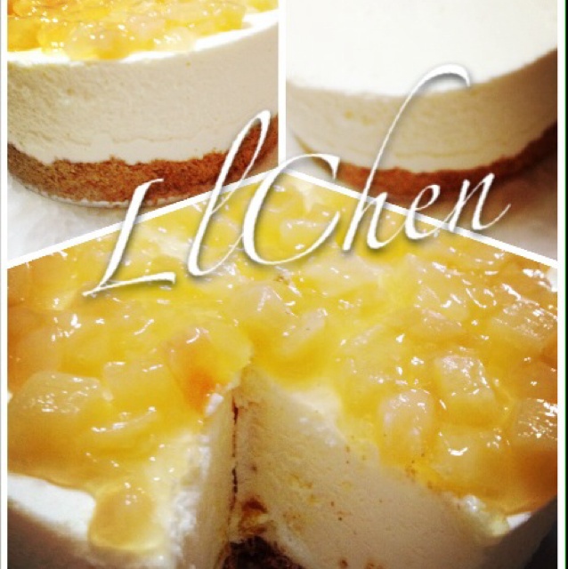 料超足的芒果慕斯蛋糕