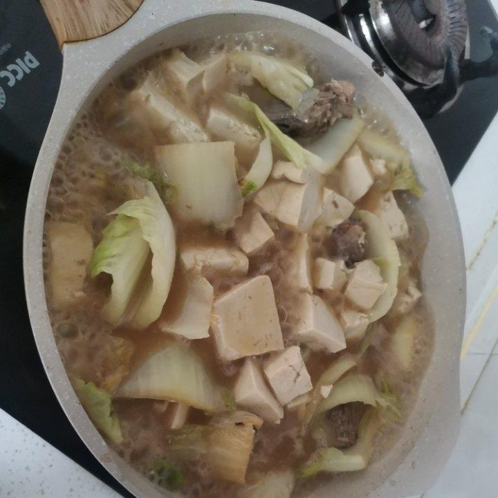冬季最爱的家常菜！大白菜炖大豆腐或干豆腐