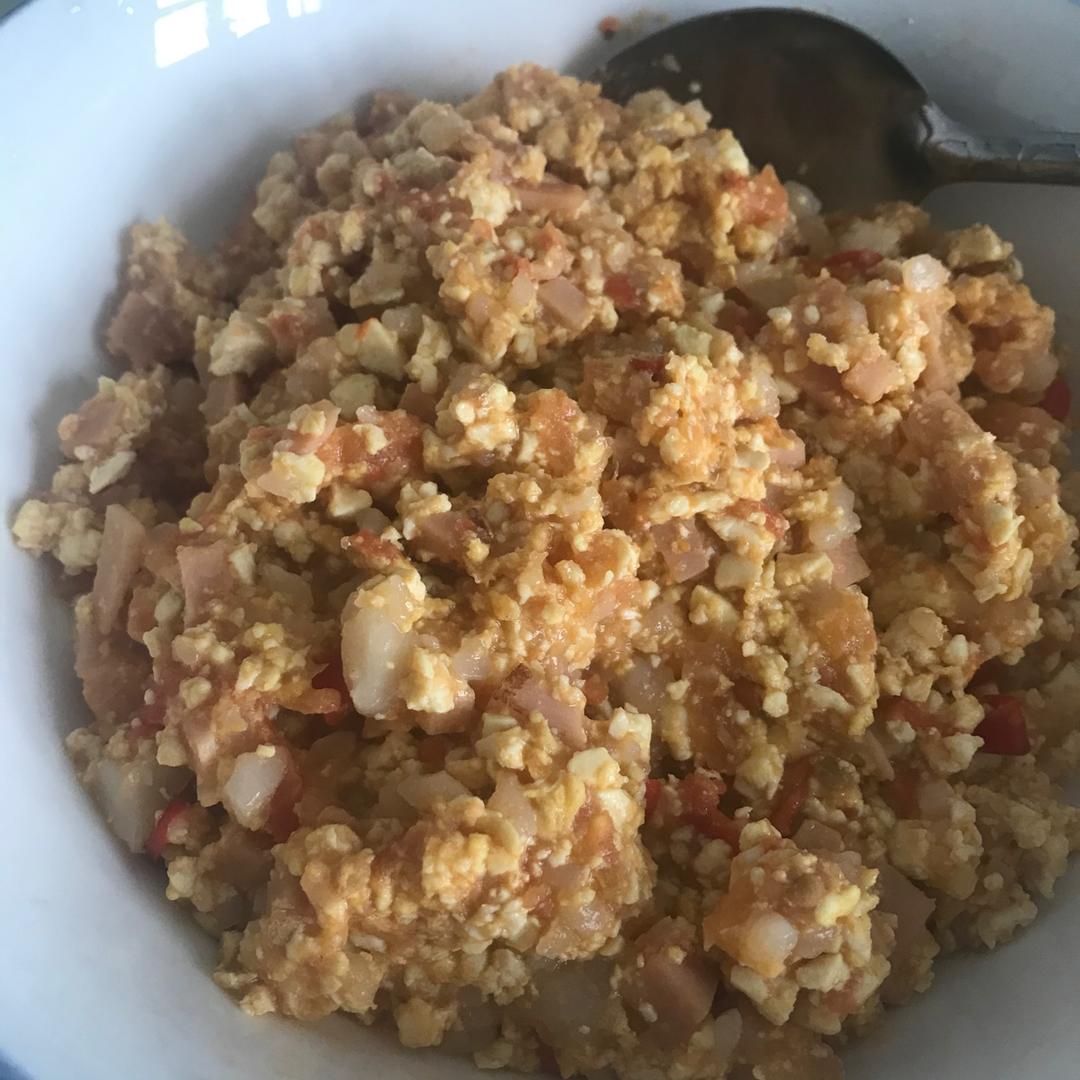 偷换材料的欧阳娜娜版的无米蛋炒饭：网红减脂餐，一人食