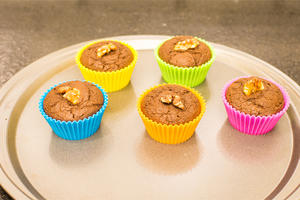 纯素巧克力麦芬 Vegan Chocolate Muffin的做法 步骤5