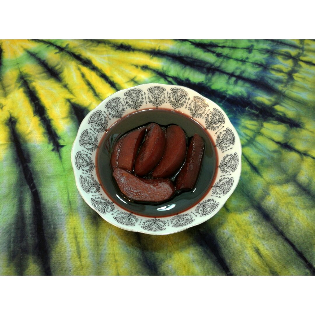 法式红酒炖桃子