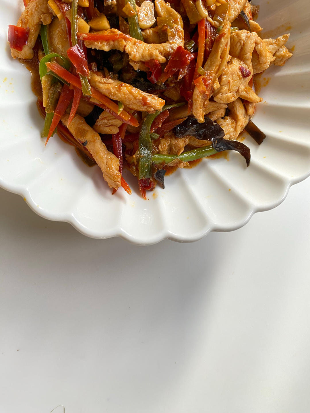 米饭🍚杀手鱼香鸡丝         （减脂期也可以吃）