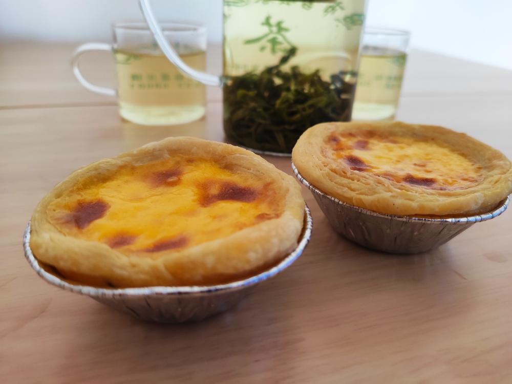 美的微波炉蛋挞-自制酥皮