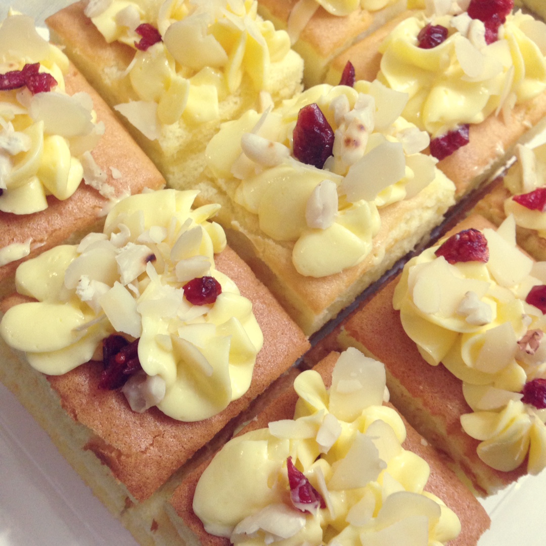 铃小李猪做的咸奶油方形小蛋糕好吃到爆