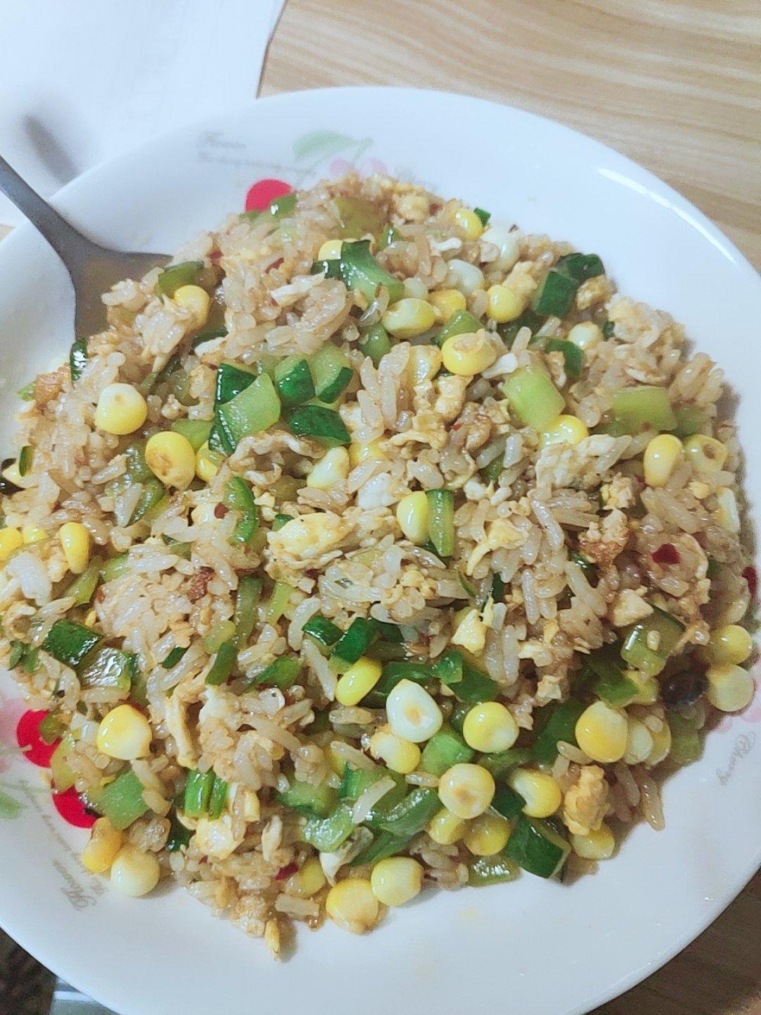 不正宗的扬州炒饭（家常版）