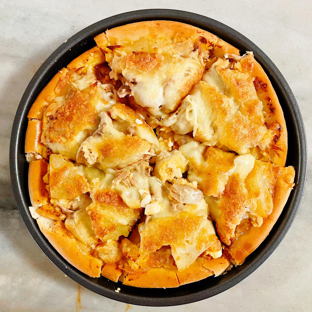 完美复刻达美乐！【土豆披萨】这么做口感太绝了！