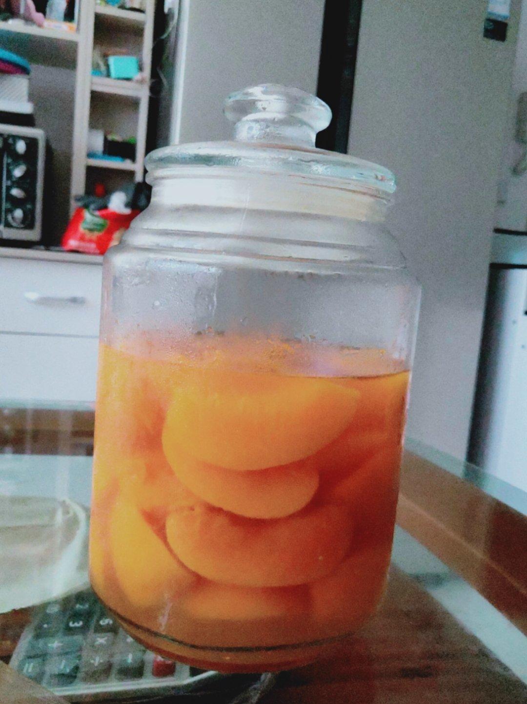 冰糖黄桃罐头（附常温保存方法）
