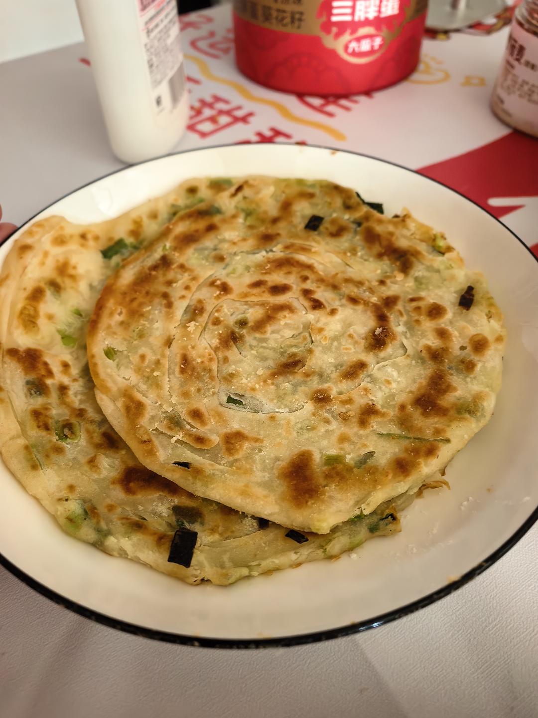 超柔软的葱花千层饼